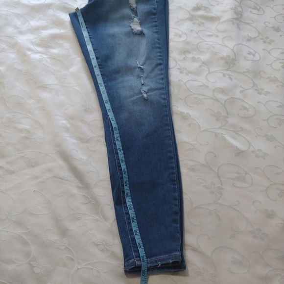 Torrid Premium Sky High Skinny Distressed Jeans Size 12R - Picture 13 of 14